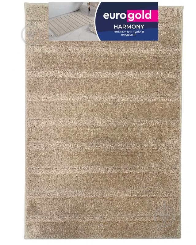Коврик для пола плюшевый Harmony beige - фото 1 Коврик для пола плюшевый Harmony beige - фото 1