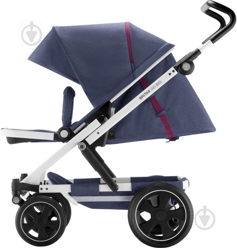 Коляска прогулочная Britax GO BIG 2 Oxford Navy /White 2000027975 - фото 7