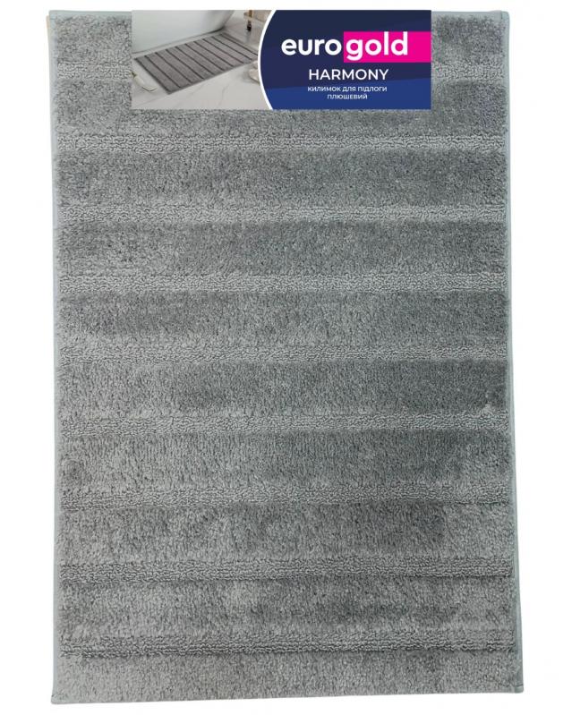 Коврик для пола плюшевый Harmony grey - фото 1