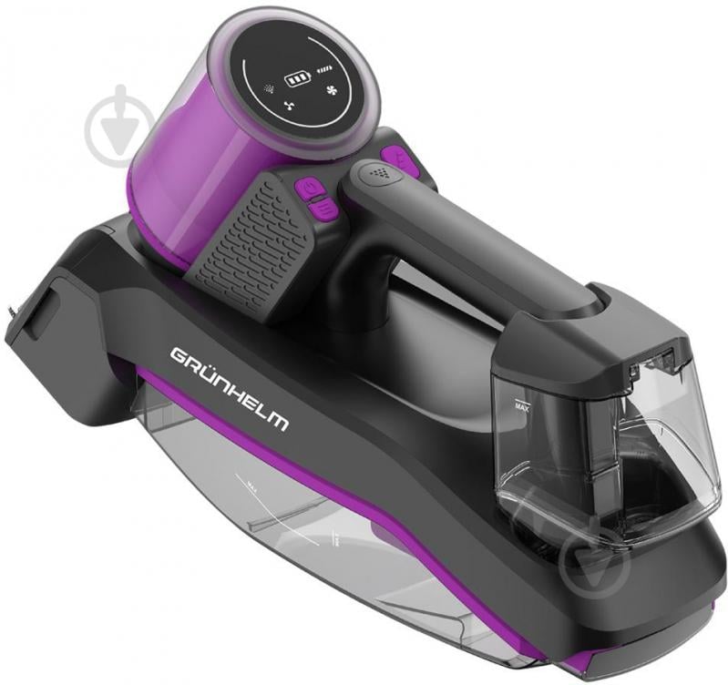 Пылесос моющий Grunhelm GAWVC-06 HBV black/violet - фото 1 Пылесос моющий Grunhelm GAWVC-06 HBV black/violet - фото 1