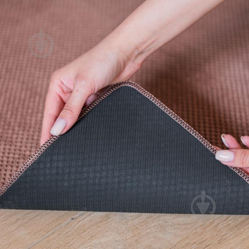 Коврик Dariana Шелл 45x75 см коричневый - фото 3