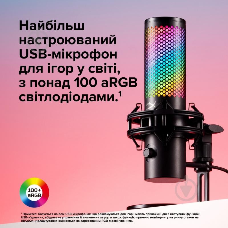 Микрофон HyperX QuadCast 2 S (9A273AA) - фото 7