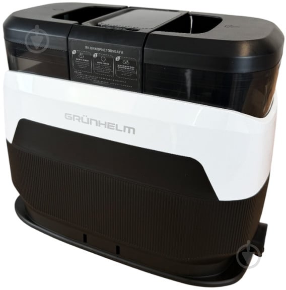 Пилосос миючий Grunhelm з парою GSWVC-08 HBW black/white - фото 3