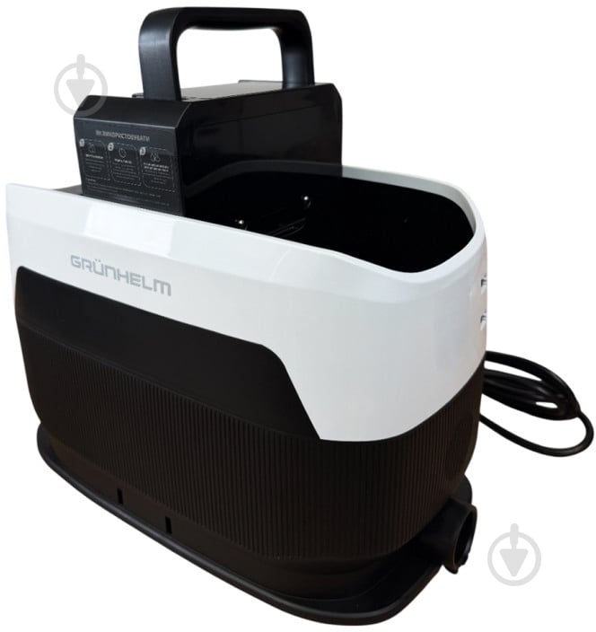 Пилосос миючий Grunhelm з парою GSWVC-08 HBW black/white - фото 5