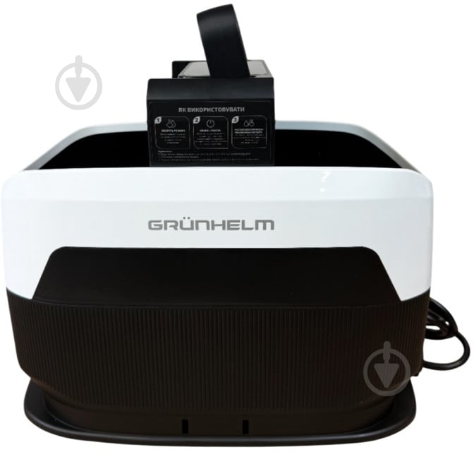 Пилосос миючий Grunhelm з парою GSWVC-08 HBW black/white - фото 4