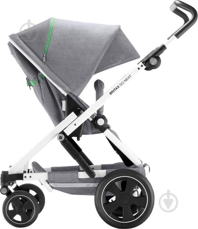Коляска универсальная 2 в 1 Britax GO NEXT 2 Dynamic Grey/White 2000027971 - фото 7