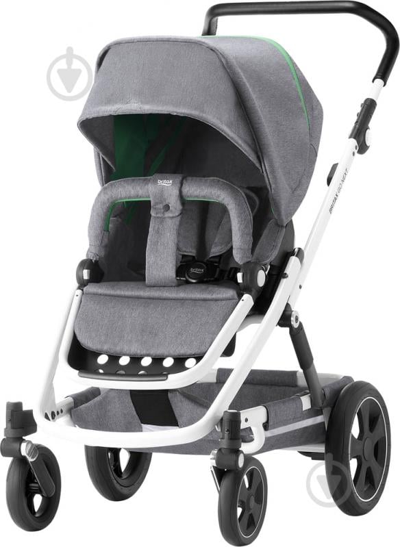 Коляска универсальная 2 в 1 Britax GO NEXT 2 Dynamic Grey/White 2000027971 - фото 2