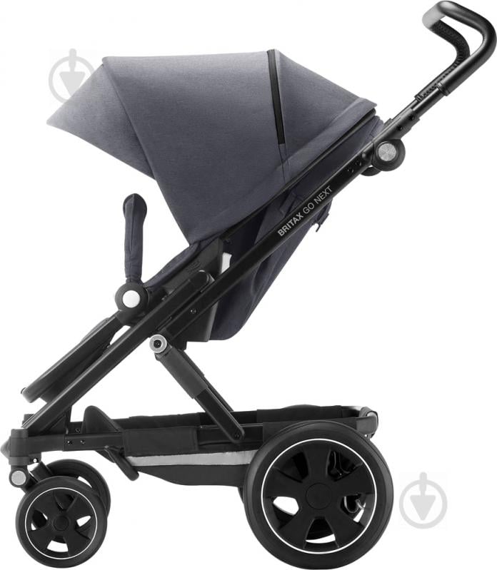 Коляска универсальная 2 в 1 Britax GO NEXT 2 Graphite Melange/Black 2000027970 - фото 5