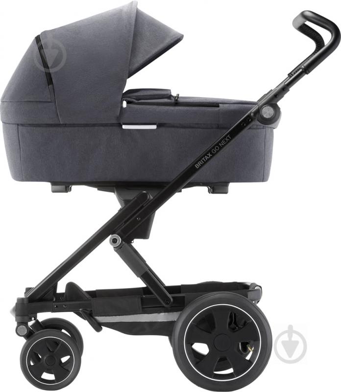 Коляска универсальная 2 в 1 Britax GO NEXT 2 Graphite Melange/Black 2000027970 - фото 4