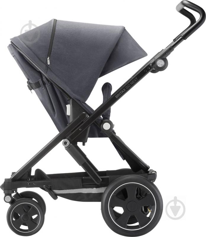 Коляска универсальная 2 в 1 Britax GO NEXT 2 Graphite Melange/Black 2000027970 - фото 6