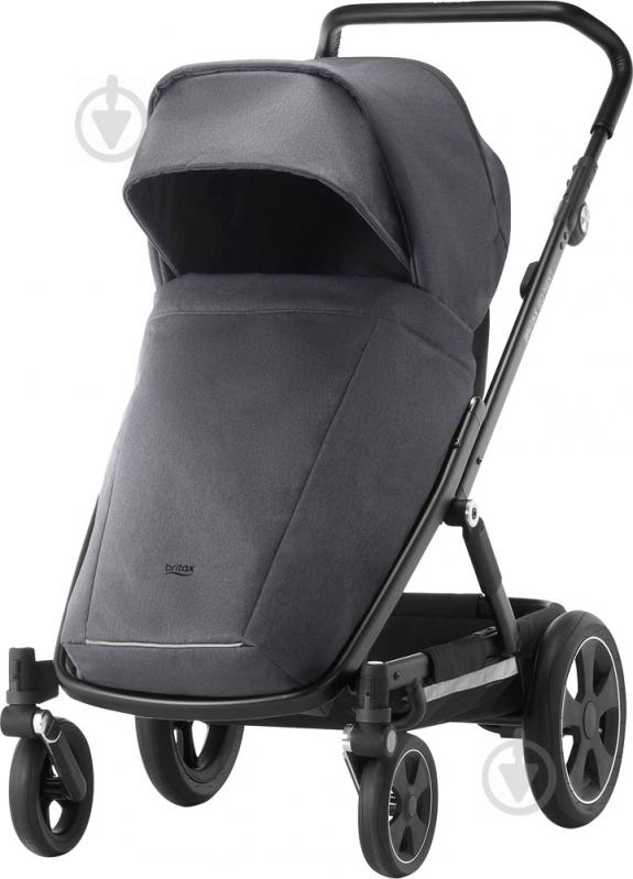 Коляска универсальная 2 в 1 Britax GO NEXT 2 Graphite Melange/Black 2000027970 - фото 9