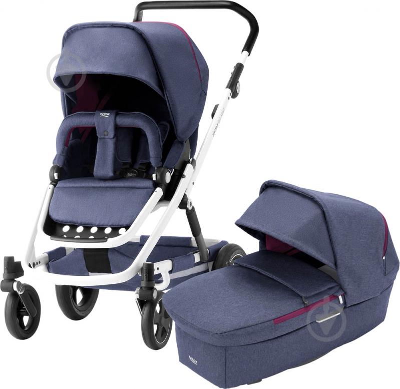 Коляска універсальна 2 в 1 Britax GO NEXT 2 Oxford Navy/White 2000027972 - фото 1