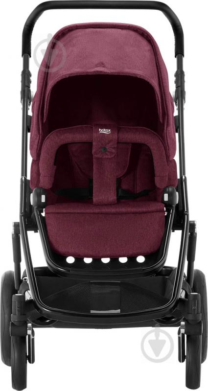 Коляска універсальна 2 в 1 Britax GO NEXT 2 Wine Red Melange 2000029407 - фото 4