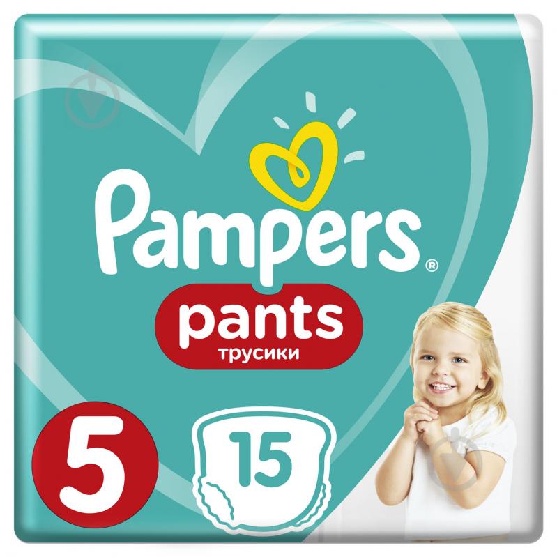 Подгузники-трусики Pampers 5 12-17 кг 15 шт. - фото 1