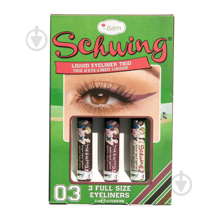 Підводка для очей theBalm Schwing Trio (V2) 3 шт. x 1,7 мл - фото 1