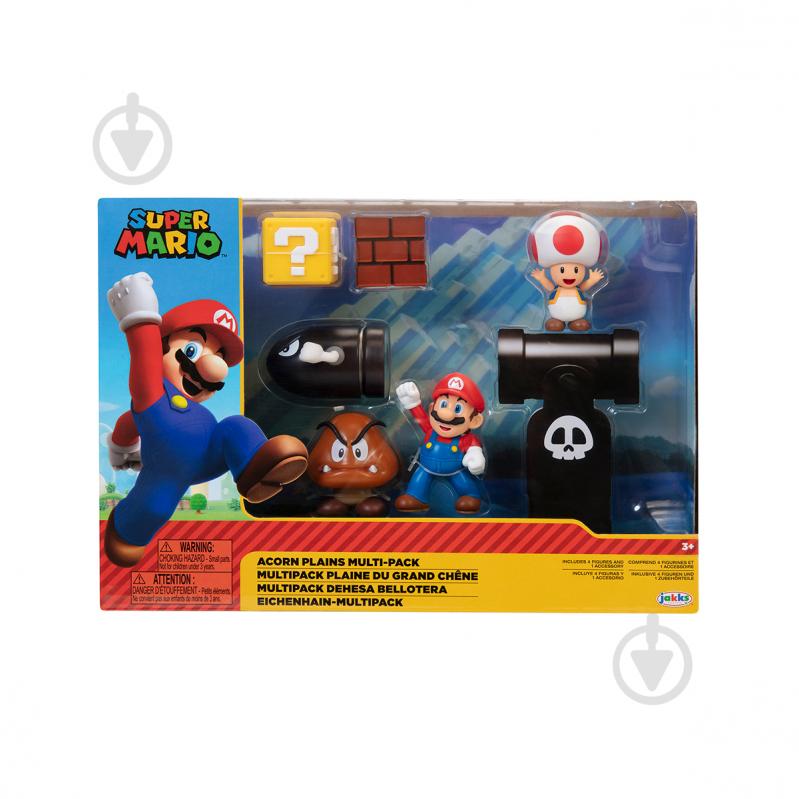 Игровой набор Super Mario с фигурками Желудевые равнины 64510-4L - фото 1