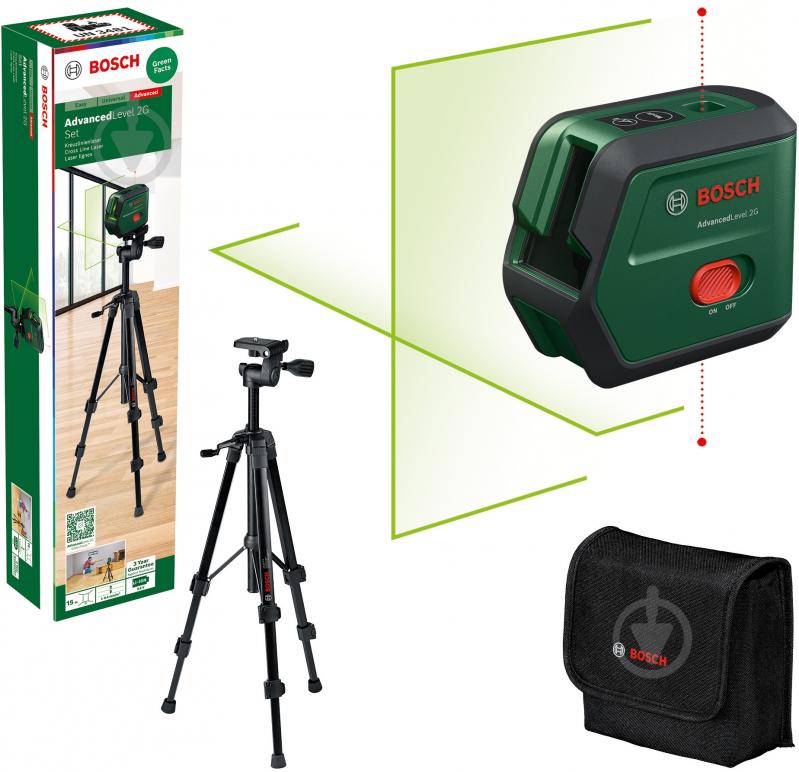 Нивелир лазерный Bosch AdvancedLevel 2G Set 0603663G01 - фото 5