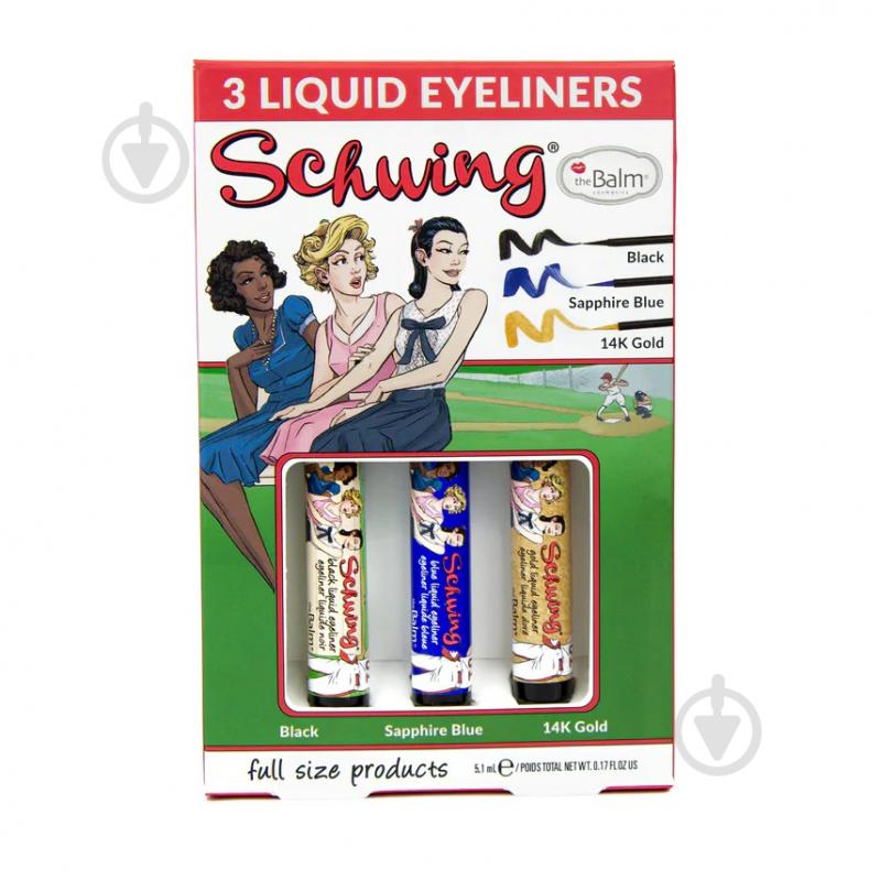 Підводка для очей theBalm Schwing Trio 3 шт. x 1,7 мл - фото 1