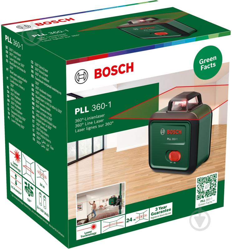 Нивелир лазерный Bosch PLL 360-1 Basic 0603663L00 - фото 5