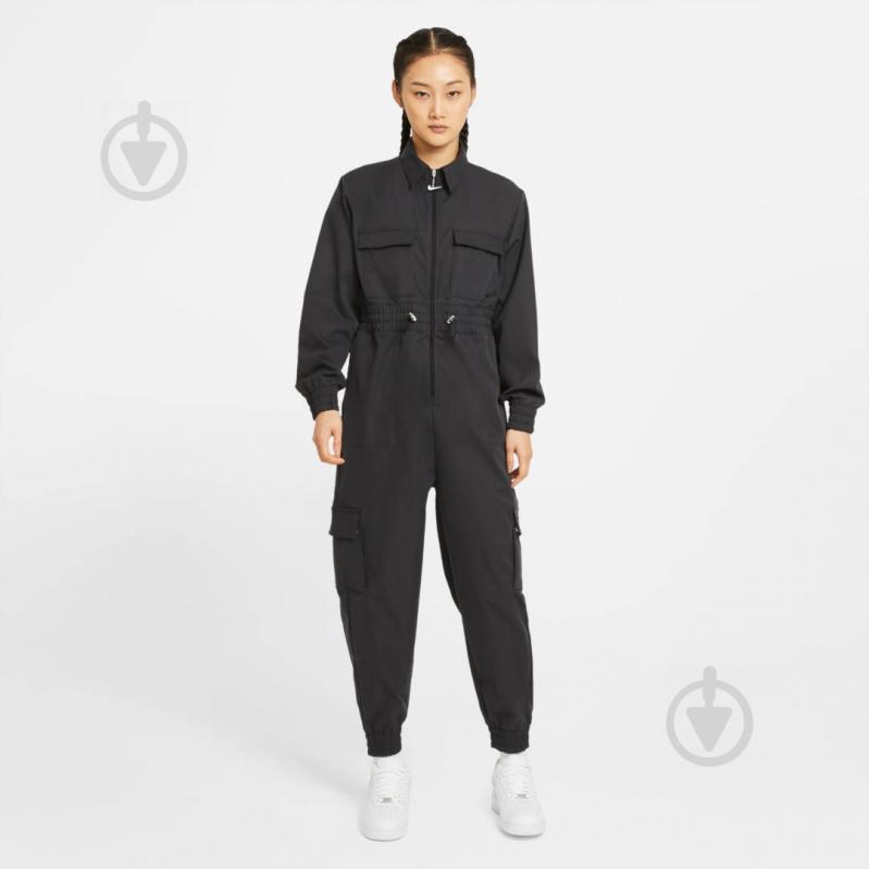 Комбинезон Nike W NSW SWSH UTILITY JUMPSUIT CZ8894-010 р. XS черный - фото 2