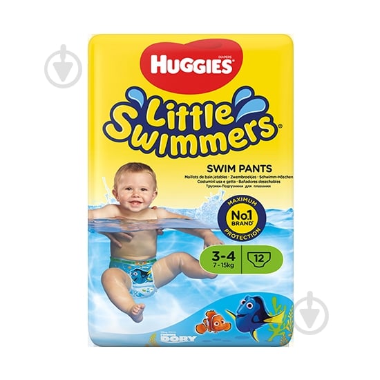 Підгузки-трусики Huggies Little Swimmers 4 7-15 кг 12 шт. - фото 2