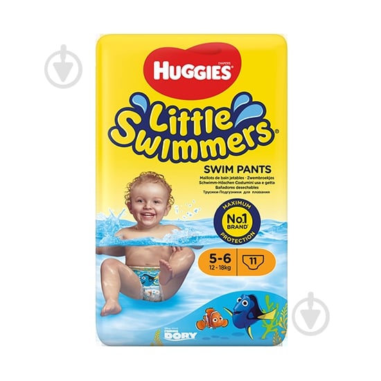 Подгузники-трусики Huggies Little Swimmers 6 12-18 кг 11 шт. - фото 2