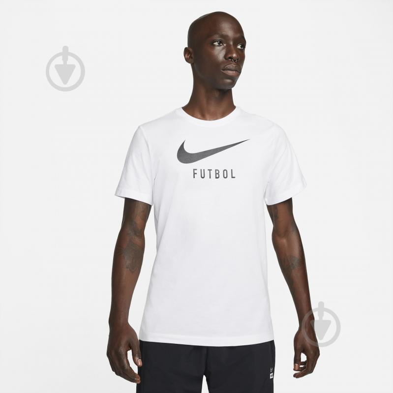 Футболка Nike M NK SWSH FTBL SCCR TEE DH3890-101 р.L белый - фото 1