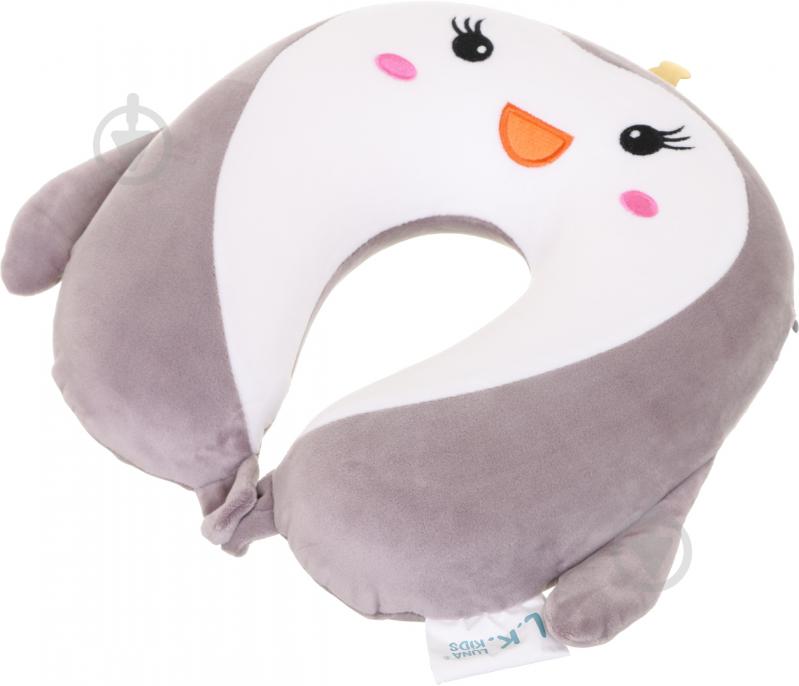 Подушка дорожня Bewalker Принцеса 28х28 см сірий BMPMIX0726/ neck pillow - фото 2