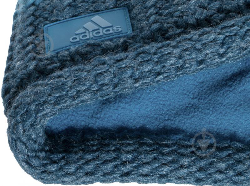 Шапка Adidas Climawarm Chunky AY7871 р.L синий - фото 5