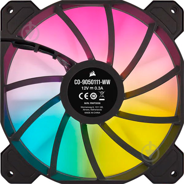 Вентилятор Corsair iCUE SP140 RGB Elite Performance (CO-9050110-WW) - фото 2