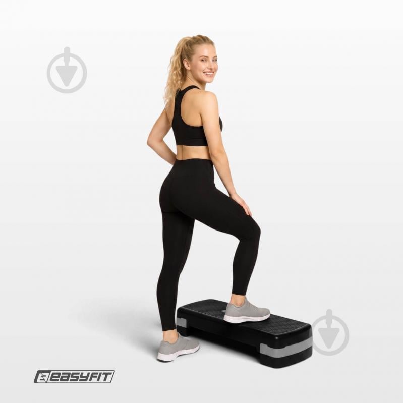 Степ-платформа EasyFit Step-B 2-ступенчатая серая EF-0540-GY - фото 10
