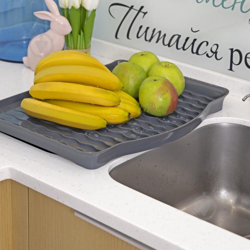 Сушилка для посуды MVM DR-01 Gray - фото 7