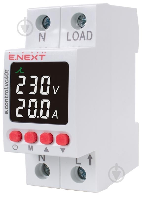 Реле напряжения и тока E.NEXT e.control.vc40t p0690035 - фото 1 Реле напряжения и тока E.NEXT e.control.vc40t p0690035 - фото 1