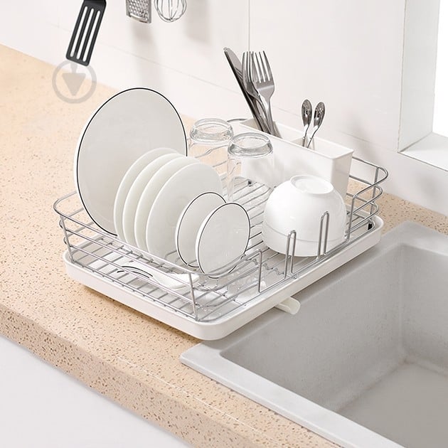 Сушилка для посуды MVM DR-02 White - фото 6