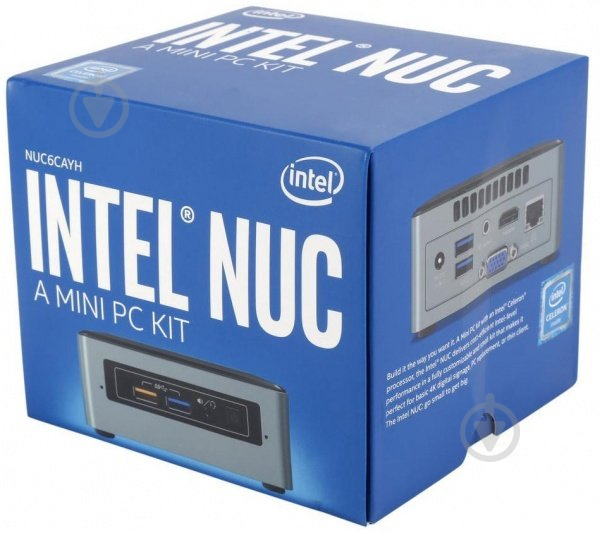 Неттоп Intel NUC (BOXNUC6CAYH) grey - фото 4