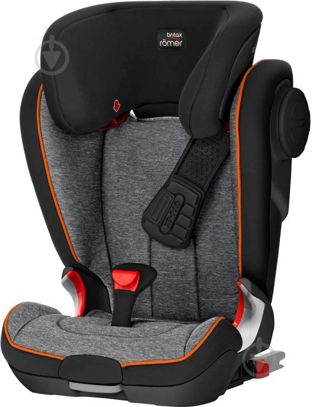 Автокрісло Britax-Romer Kidfix II XP SICT Black Series Black Marble сірий із помаранчевим 2000025246 - фото 2