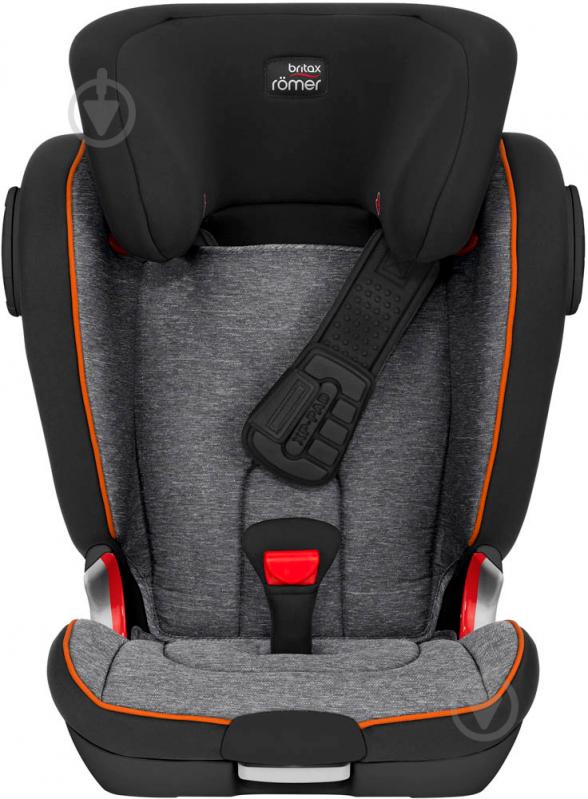 Автокрісло Britax-Romer Kidfix II XP SICT Black Series Black Marble сірий із помаранчевим 2000025246 - фото 1