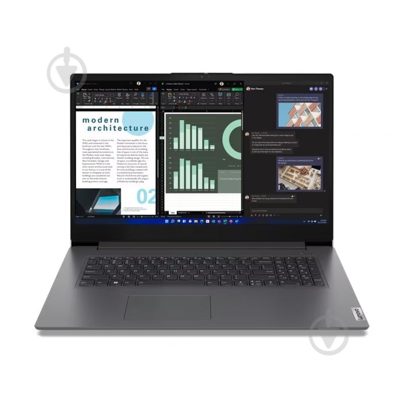 Ноутбук Lenovo V17 G4 IRU 17,3" (83A2001SRA) iron grey - фото 10