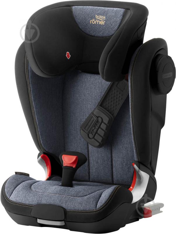 Автокресло Britax-Romer Kidfix II XP SICT Black Series Blue Marble синий с черным 2000027884 - фото 1