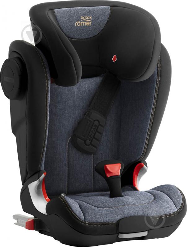 Автокресло Britax-Romer Kidfix II XP SICT Black Series Blue Marble синий с черным 2000027884 - фото 4