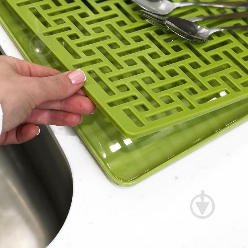 Сушилка для посуды MVM DR-04 Green - фото 4