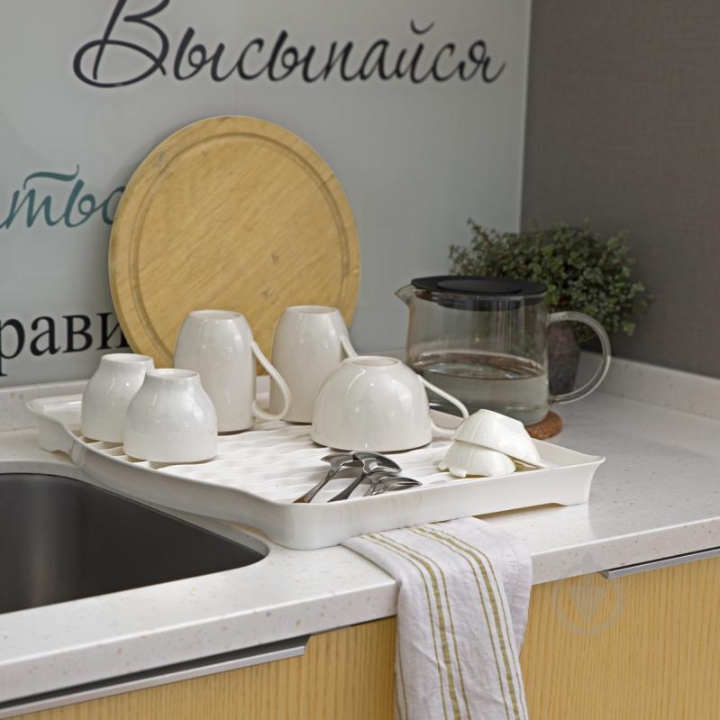 Сушилка для посуды MVM DR-01 White - фото 5