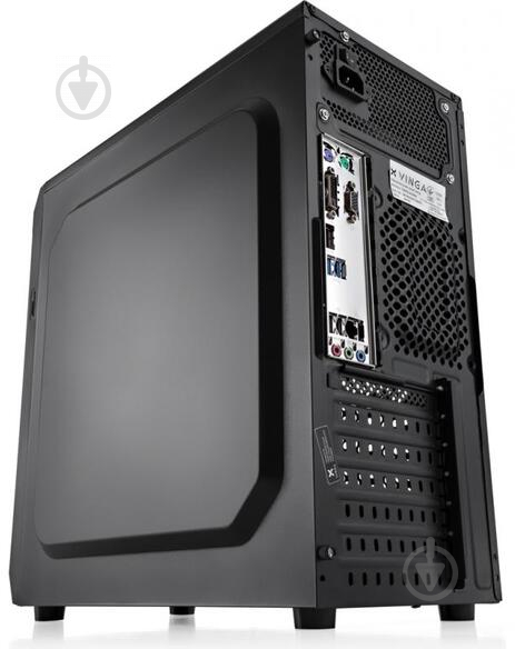 Системный блок Vinga CS108B 0253 (Z00E0J41N0VN) black - фото 3