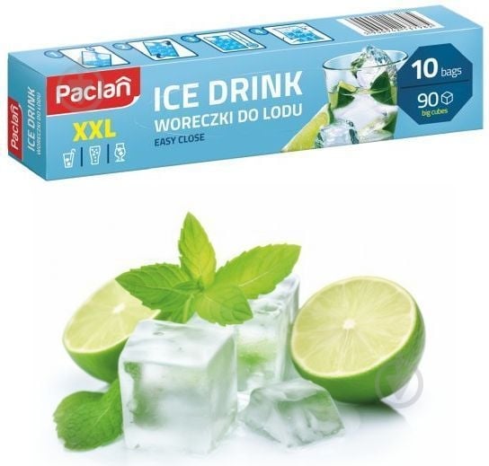 Пакети для льоду Paclan 9 ХХL х 10 шт. - фото 1