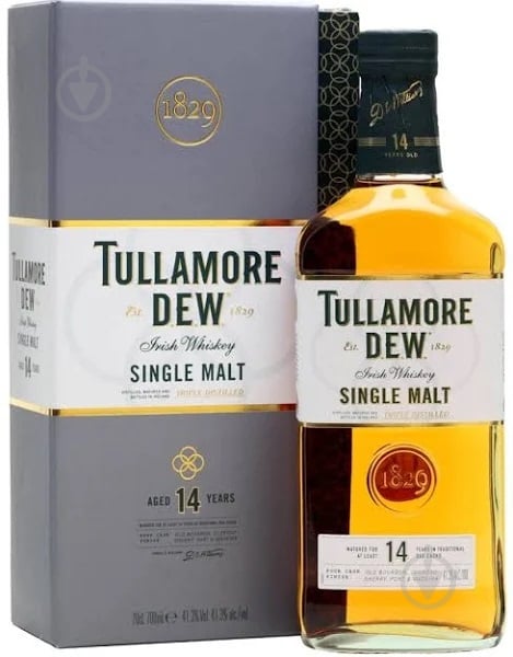 Віскі Tullamore Dew 14 років 41,3% в подарунковій коробці 0,7 л - фото 1