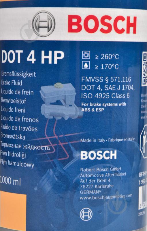 Тормозная жидкость Bosch DOT-4 1 л (1 987 479 113) - фото 2