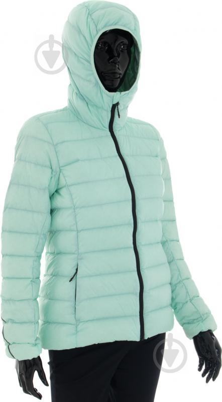 Пуховик женские зимние Adidas Light Down Hooded Jacket AP8736 р.XS зеленый - фото 4