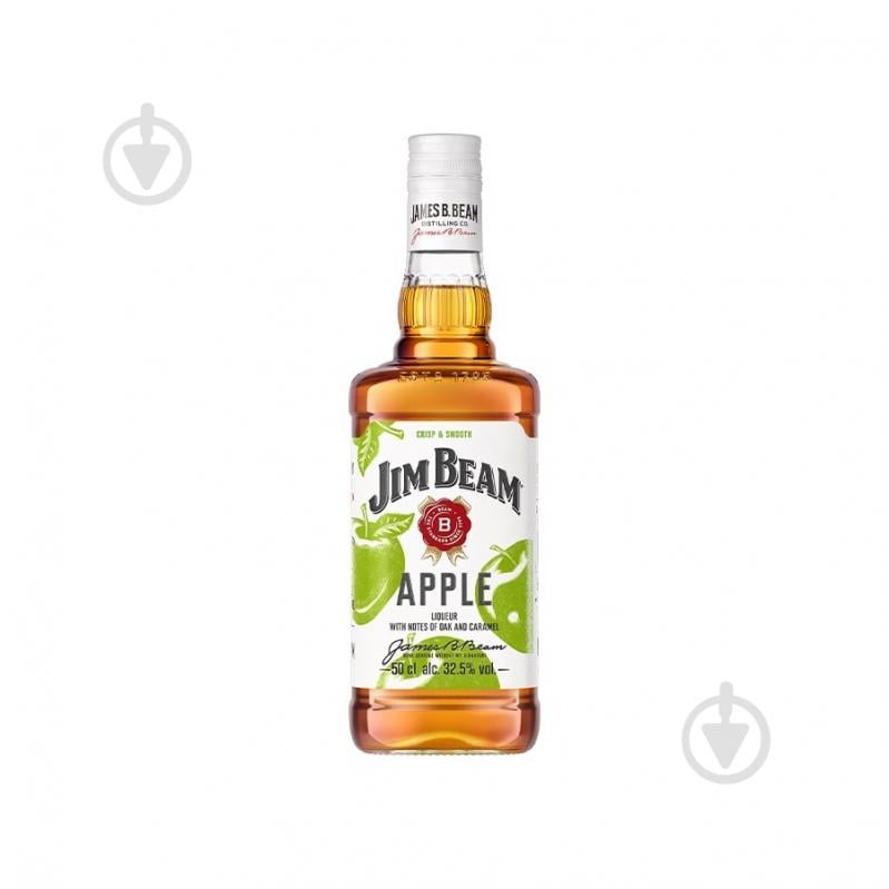 Лікер Jim Beam Apple 4 роки витримки 0.5 л 32.5% 0,5 л - фото 1