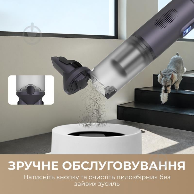 Пылесос аккумуляторный DREAME DE10 blue - фото 9