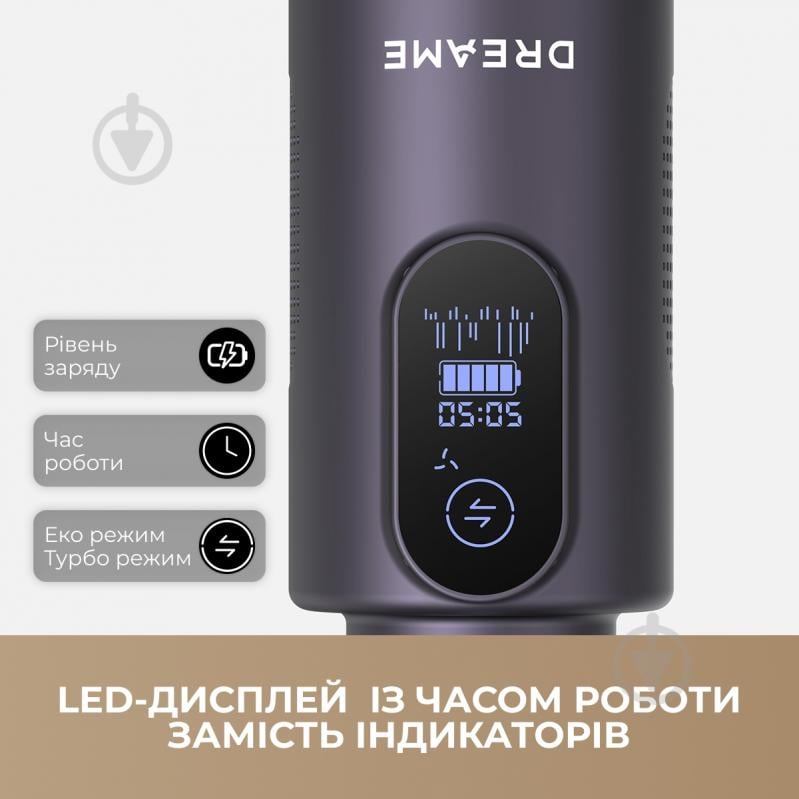 Пылесос аккумуляторный DREAME DE10 blue - фото 4